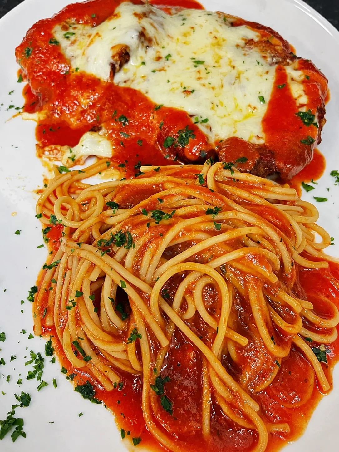Chicken Parmigiana at Vincenzo