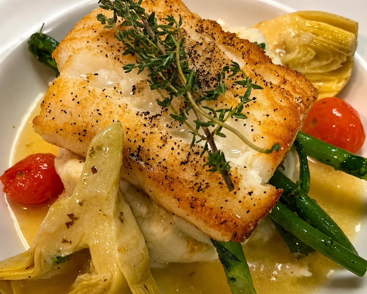 Chilean Sea Bass at Vincenzo