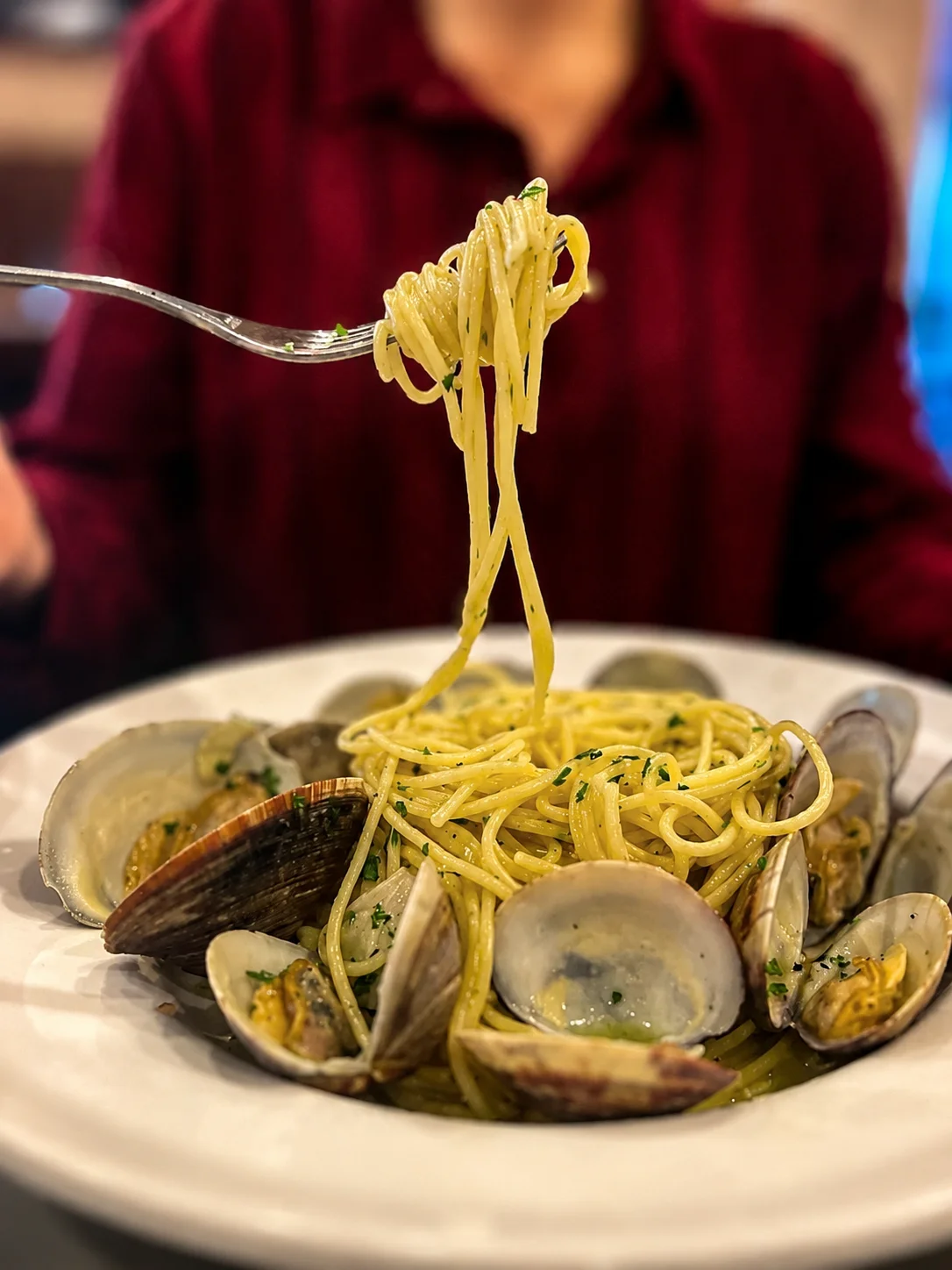 Linguine and Clams at Vincenzo