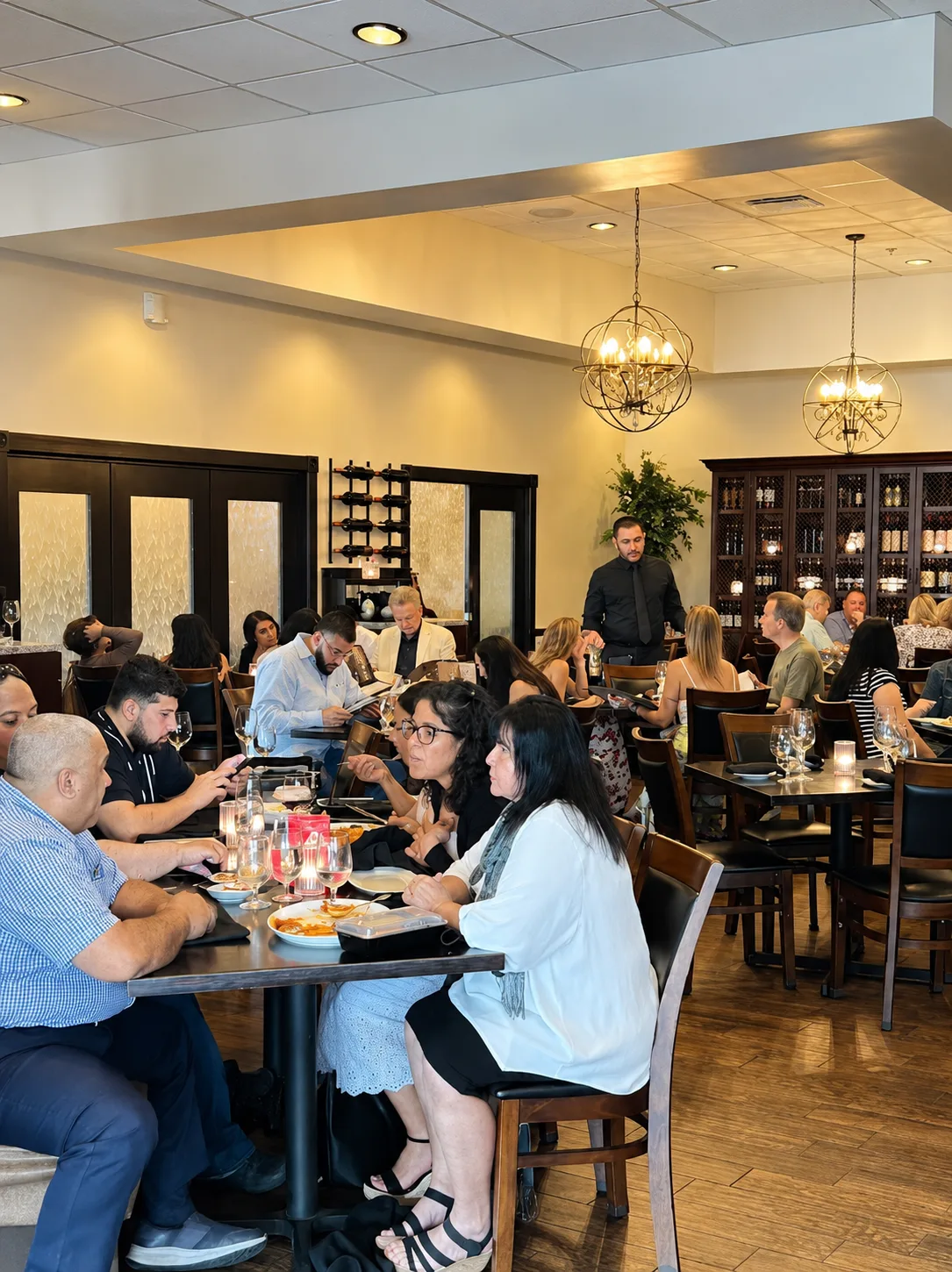 Vincenzo dining room busy evening