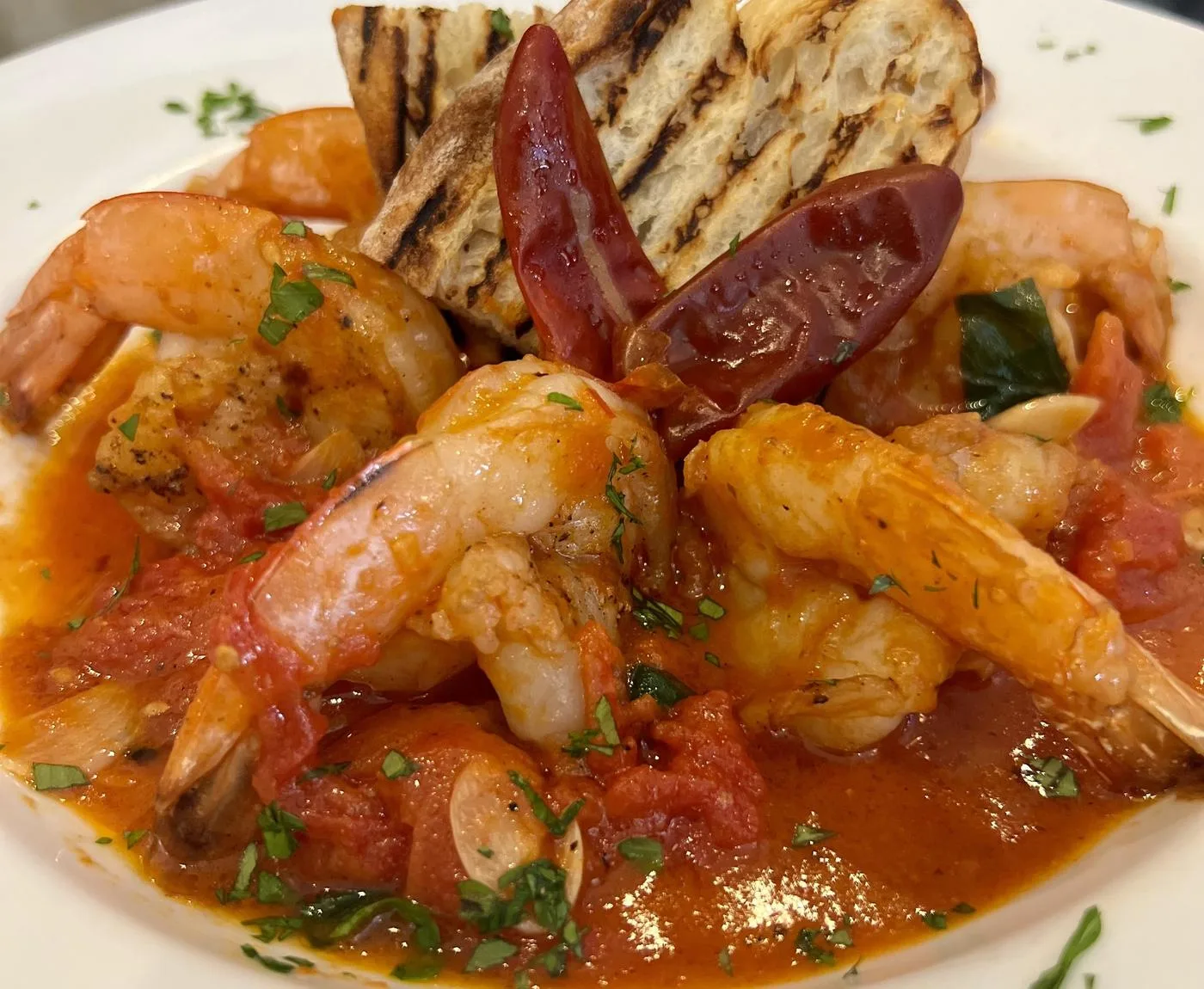 Fresh homemade pasta at Vincenzo Orlando