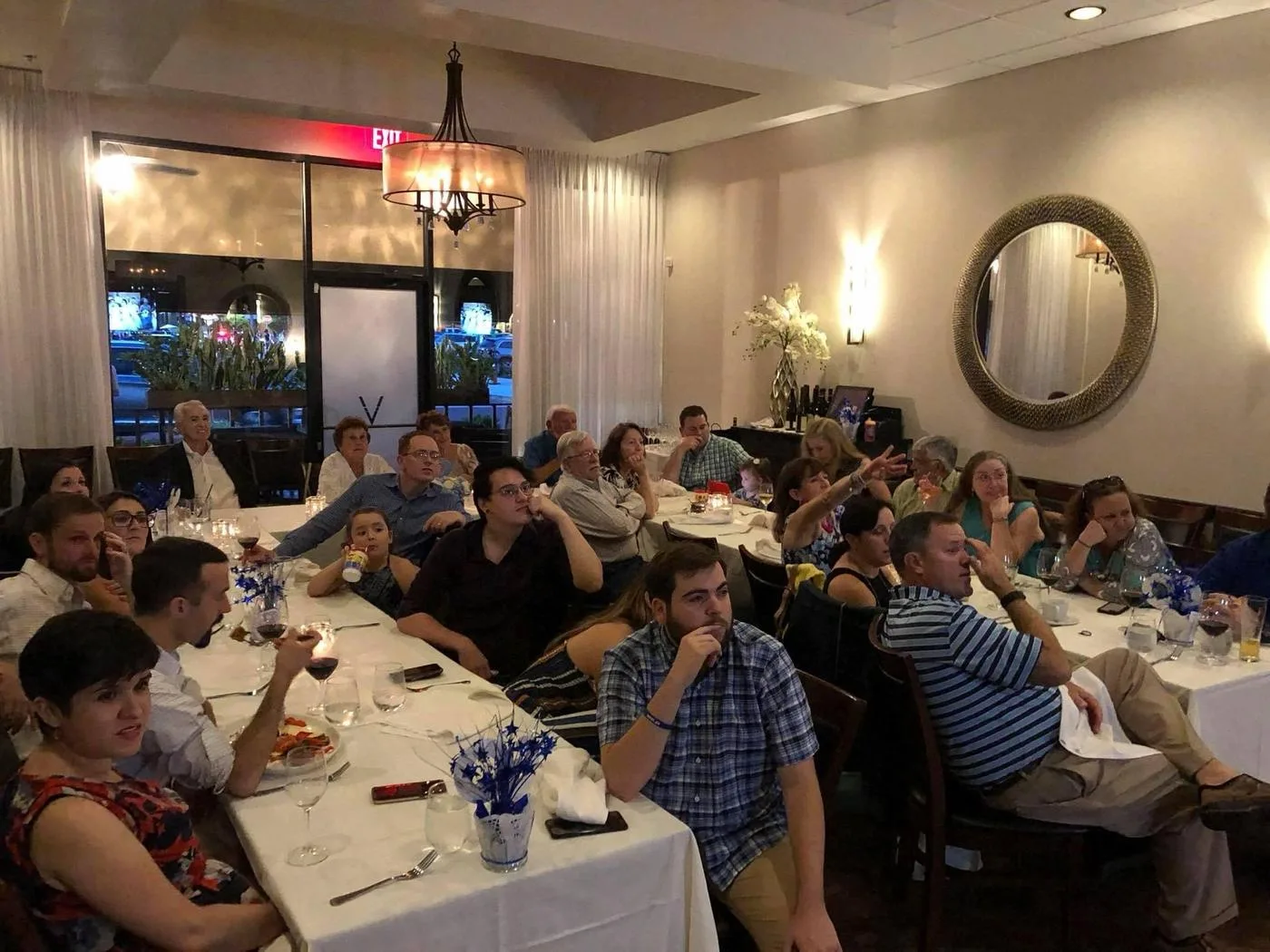 Group dining event at Vincenzo