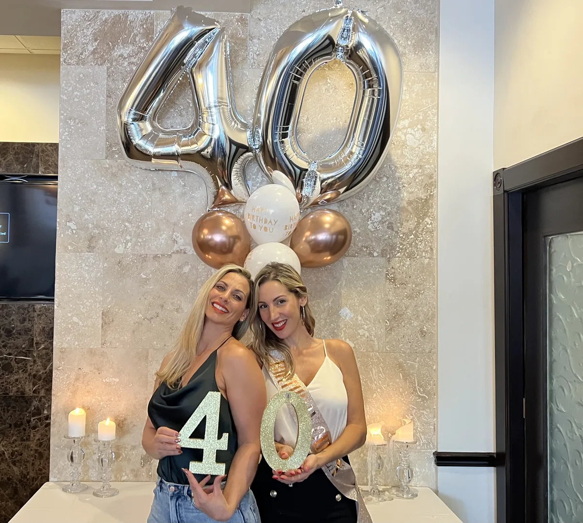 40th birthday celebration at Vincenzo
