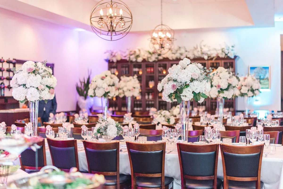 Wedding reception at Vincenzo Orlando