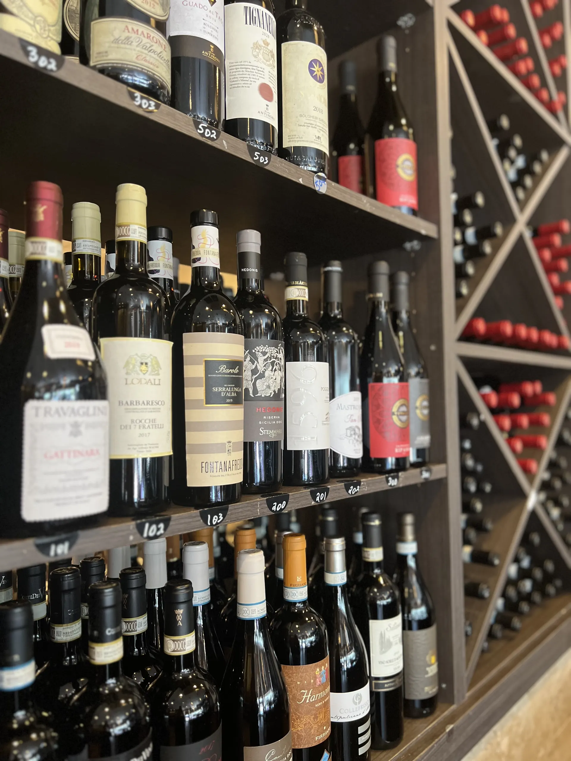 Vincenzo wine wall collection Wine Down Wednesday Orlando