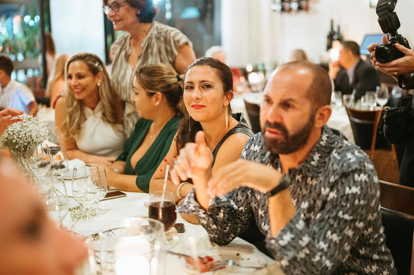 Private dining decor at Vincenzo